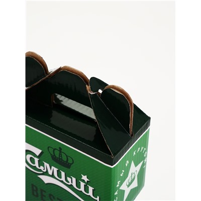 УЦЕНКА Набор «Самый лучший мужчина»: гель для душа во флаконе пиво 250 мл, мочалка