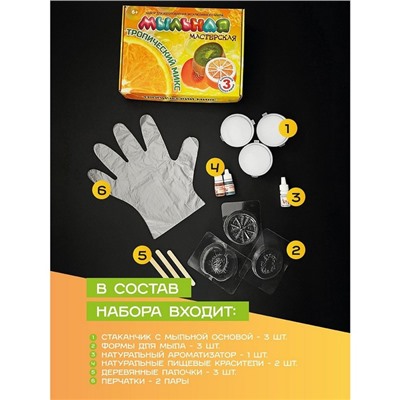 Мыло своими руками «Тропический микс», набор для творчества