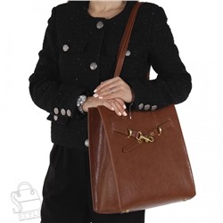 Сумка женская кожаная 1392TH brown Polina&Eiterou