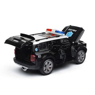 Машина "Полицейский внедорожник" (свет, звук, дым) в коробке