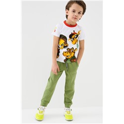 Комплект трикотажный для мальчиков: фуфайка (футболка), брюки PLAYTODAY, 1239805