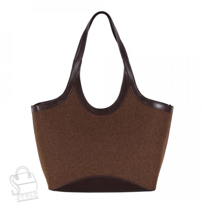 Сумка женская кожаная 56081BD brown Baidou/30