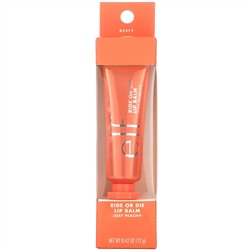 E.L.F., Ride Or Die Lip Balm, Just Peachy, 0.42 oz (12 g)
