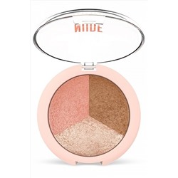 Пудра для лица GR Nude Look Baked Trio Face Powder КОСМЕТИКА ИЗ ТУРЦИИ, 1097102