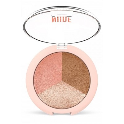 Пудра для лица GR Nude Look Baked Trio Face Powder КОСМЕТИКА ИЗ ТУРЦИИ, 1097102