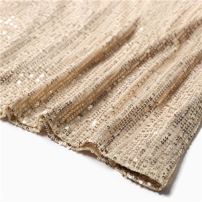 Юбка макси из пайеток женская MIST, размер 46, золотая