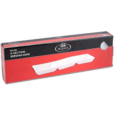 31458 Менажница 3 секции, 31х9х3,5 смLR (х18)