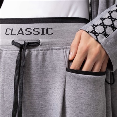 Брюки с карманами спереди, Красота в движении (серые)