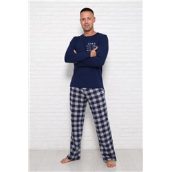 1037 Пижама (Сине-серый)