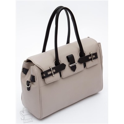 Сумка женская кожаная 1081M apricot coffee Polina&Eiterou  в Новосибирске