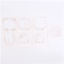 Набор для творчества «Создай ночник. Страна чудес», с рамкой, сборный, многослойный, 6+