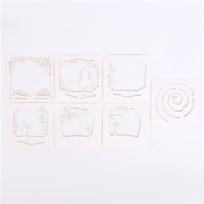 Набор для творчества «Создай ночник. Страна чудес», с рамкой, сборный, многослойный, 6+