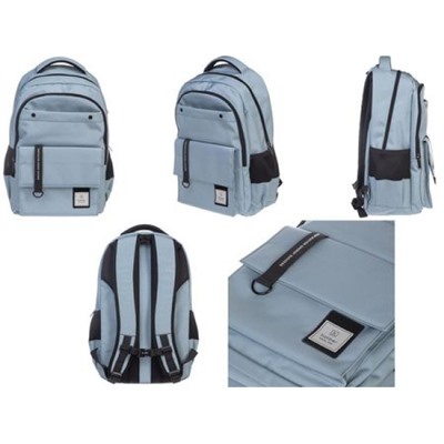 Рюкзак молодежный "ПЕРФЕКТ. Голубая пудра" 47х32х17 см 2 отделения 4 кармана (084676) 10109 Хатбер