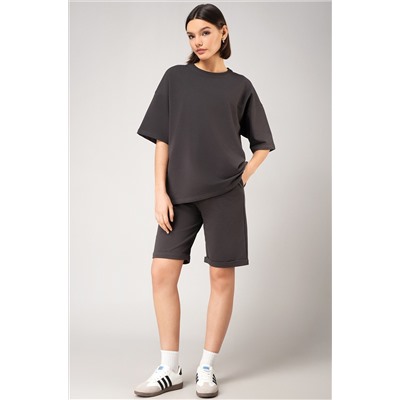 Женский костюм с шортами из футера двухнитки Happyfox