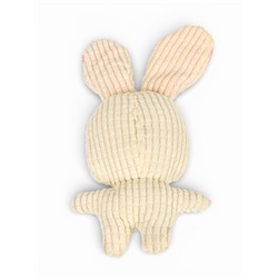 Мягкая игрушка для собак «Заяц», 26.5 с, с пищалкой, белая