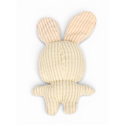 Мягкая игрушка для собак «Заяц», 26.5 с, с пищалкой, белая