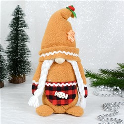 Новогоднее украшение Гном 12x7x30 см / B115 /уп 50/печенька (Мальчик)