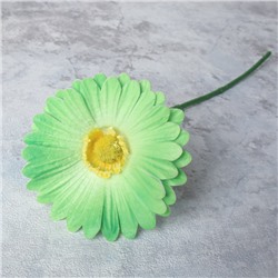 Цветок искусственный Гербера 30 см ЗЕЛЕНЫЙ / CG-30 /уп 1200/724393