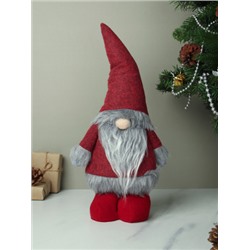 Новогоднее украшение Гном 40 см / SH043 /уп 60/красный