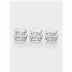 Соусники Paşabahçe Tokyo, 55 мл, d=6.6 см, набор 6 шт., стекло, прозрачные