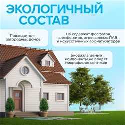 Таблетки для посудомоечных машин Synergetic Ultra power, бесфосфатные, биоразлагаемые,55 шт.