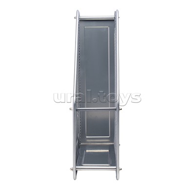 Вертикальный накопитель, размер 8,2x28x35,3 см, сетчатый металлический, серый