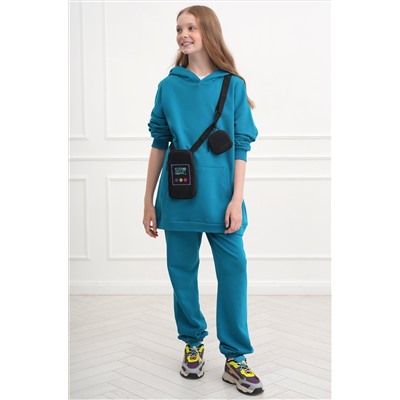 Детский костюм оверсайз из футера трехнитки Happyfox