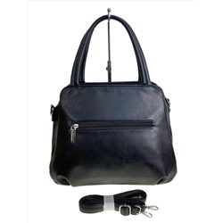 Женская сумка из искусственной кожи, цвет черный