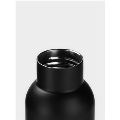 Термос «Теннисный мяч», 500 мл, сохраняет тепло 8 ч, нержавеющая сталь, чёрный