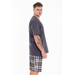 Пижама футболка и шорты М125118Псб