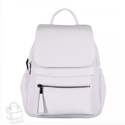 Рюкзак женский кожаный 6-716NN white  Natalle Navetta