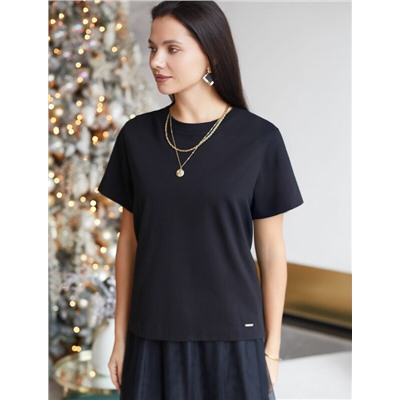 Футболка из премиального хлопка с эластаном