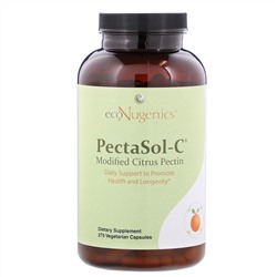 Econugenics, PectaSol-C, модифицированный цитрусовый пектин, 270 вегетарианских капсул
