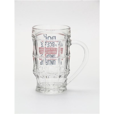 Кружка пивная с надписью «В этой жизни приходится», 500 мл