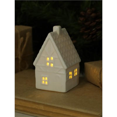 Фигурка Домик с подсветкой новогодний 8 см / 7101 /уп 120/LED