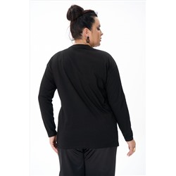 Лонгслив (черный)