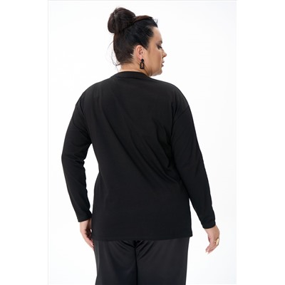 Лонгслив (черный)
