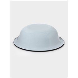 Таз эмалированный, 12 л, без декора, цвет слоновой кости