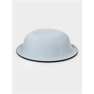 Таз эмалированный, 12 л, без декора, цвет слоновой кости