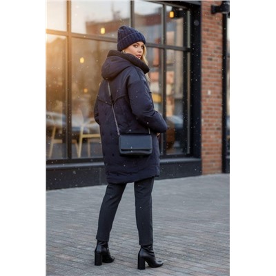 Куртка верблюжья шерсть арт.318 (Темно-синий)