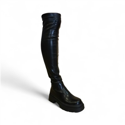 Сапоги-чулки евро зима К206-13 черные