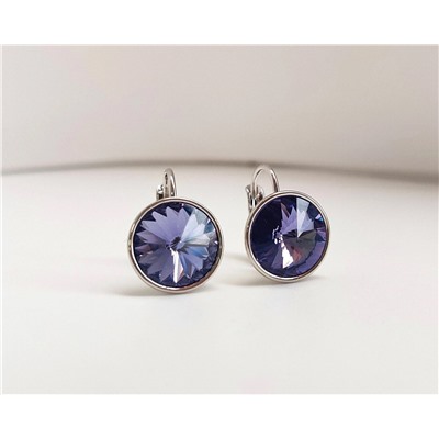 Серьги с кристаллами Swarovski
