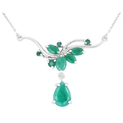 Колье, изумруд берилл, Интарио