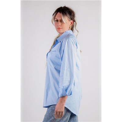Рубашка оверсайз хлопок y2k НАТАЛИ, 1124645