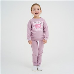 Брюки детские KAFTAN Dream, размер 32 (110-116 см), лиловые