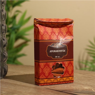 УЦЕНКА Благовония Natura, 20 конусов с подставкой, сандал