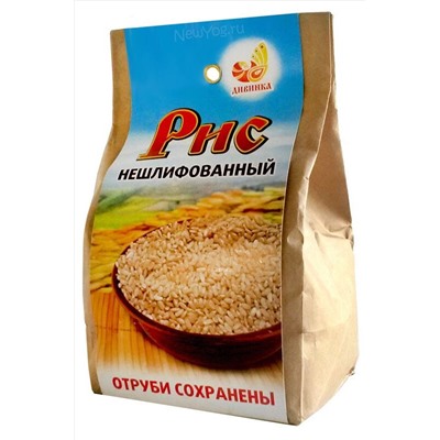 Рис нешлифованный к/п 500г ЭКОПРОДУКТЫ, 1187270