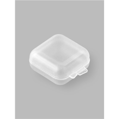 Бокс для хранения мелочей, 3.5×3.5×1.8 см, пластиковый, прозрачный