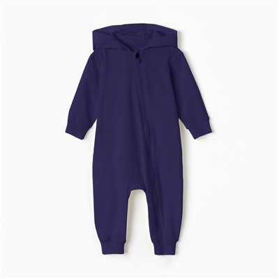 Комбинезон детский MINAKU, рост 56-62 см, тёмно-синий