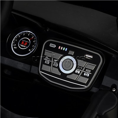 Электромобиль детский "Супер машина" (цвет черный)